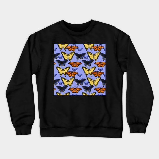 Butterflies Crewneck Sweatshirt by maggiehenryart